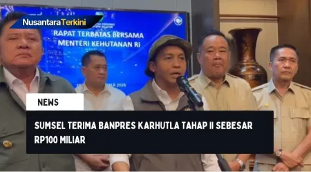 Sumsel Terima Banpres Karhutla Tahap II Sebesar Rp100 Miliar