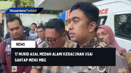 17 Murid Asal Medan Alami Keracunan Usai Santap MBG