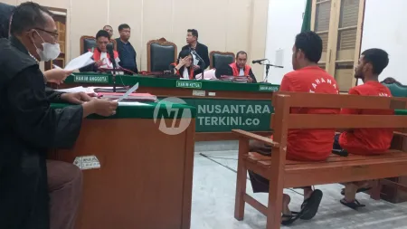 Tiga Terdakwa Kasus Narkotika Jalani Proses Hukum, Dua Dituntut hingga 4 Tahun 10 Bulan