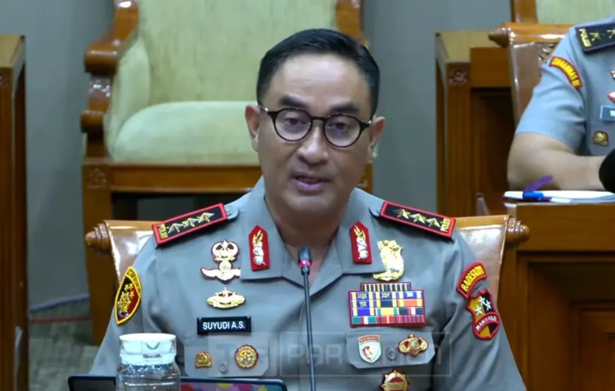 Komjen Pol Suyudi Ario Seto mengikuti uji kelayakan yang digelar Komisi III DPR RI. (Foto: YouTube @TVRParlemen)