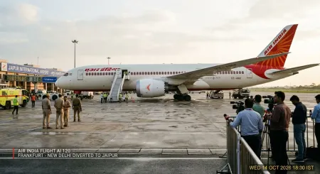 Pilot Beri Kode Pesawat Dibajak, Air India Rute Frankfurt-Delhi Mendarat Darurat di Jaipur