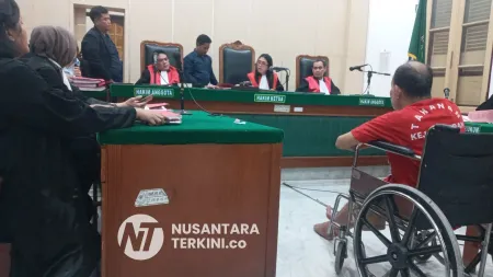 Belum Baca Dakwaan, Terdakwa KDRT Ditegur Hakim PN Medan