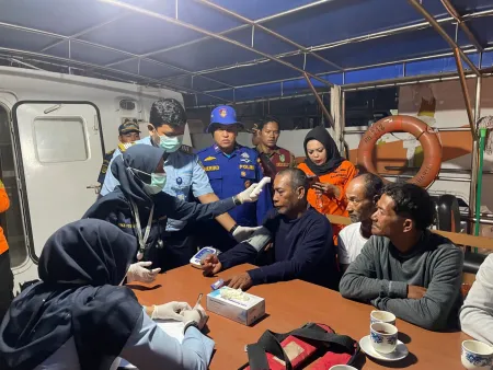13 Jam Terombang-ambing, Empat  Nelayan asal Belawan jadi Korban Tabrak Lari Kapal Tuna Taiwan di Selat Malaka