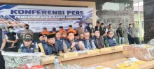 Polres Padangsidimpuan Sita 36,23 Kilogram Ganja dan 502,47 Gram Sabu dalam Sebulan