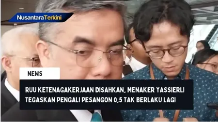 RUU Ketenagakerjaan Disahkan, Menaker Yassierli Tegaskan Pengali Pesangon 0,5 Tak Berlaku Lagi