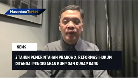 Habiburokhman: 2 Tahun Pemerintahan Prabowo, Reformasi Hukum Ditandai Pengesahan KUHP dan KUHAP Baru