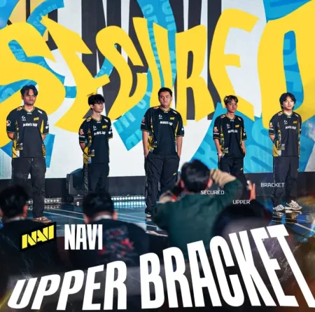 NAVI Tumbangkan RRQ Hoshi, Kunci Upper Bracket Playoff