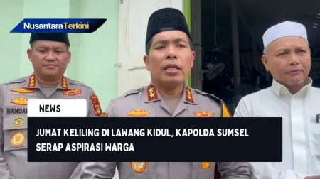 Jumat Keliling di Lawang Kidul, Kapolda Sumsel Serap Aspirasi Warga