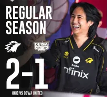 MPL ID Season 18: ONIC Esports Kalahkan Dewa United 2-1