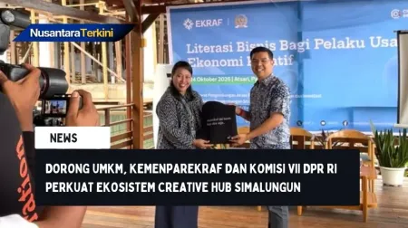 Dorong UMKM Naik Kelas, Kemenparekraf Bersama Komisi VII DPR RI Perkuat Ekosistem Creative Hub Simalungun