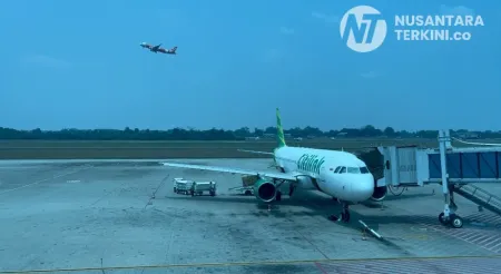 Kabut Asap Ganggu 31 Penerbangan di Bandara SMB II Palembang