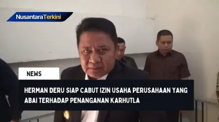 Herman Deru Siap Cabut Izin Usaha Perusahaan yang Abai Terhadap Penanganan Karhutla