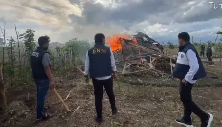 Gerebek Sarang Narkoba, Polres Binjai Tak Temukan Tersangka