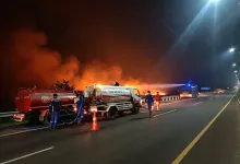 Karhutla Ancam Jalur Tol di Sumsel, Hutama Karya Siagakan Armada Pemadam dan Imbau Pengendara Waspada