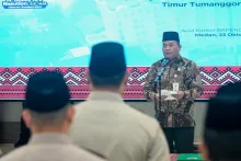 Lantik Pejabat Bapenda, Pj Sekda Sumut Ingatkan Soal Pemotongan Dana Transfer