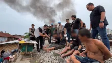 Polrestabes Medan Gerebek Sarang Narkoba Rel Tembung, Enam Orang Tersangka ​