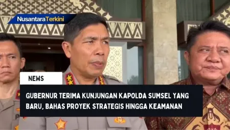 Gubernur Terima Kunjungan Kapolda Sumsel yang Baru, Bahas Proyek Strategis hingga Keamanan Wilayah