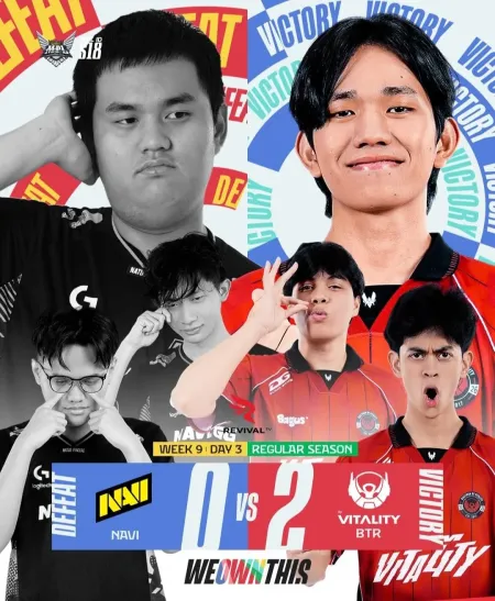 Bigetron Alpha Bungkam NAVI 2-0 di MPL ID Season 18
