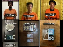 Tiga Terduga Pengedar Sabu Ditangkap di Binjai, Polisi Sita 6,82 Gram Narkoba