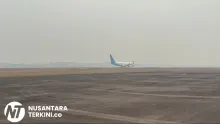 Kabut Asap Kembali Ganggu Penerbangan di Bandara SMB II Palembang