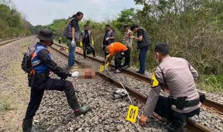 Petani di Prabumulih Tewas Ditabrak Kereta Api Babaranjang ​