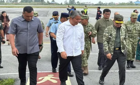 Wamenhan Richard Tampubolon Terima Laporan Kerugian Bencana Taput Rp3,78 Triliun