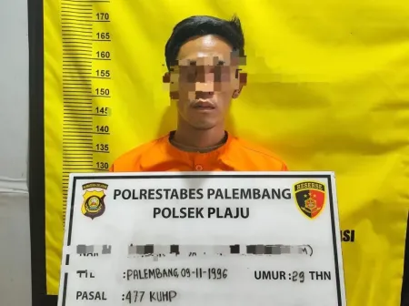 Polisi Bekuk Pelaku Pembobolan Ruang Guru SMP Muhammadiyah 3 Palembang