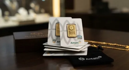 Harga Emas Antam Naik Rp20.000 Menjadi Rp2.592.000 per Gram Hari Ini