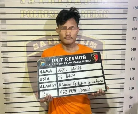 Setahun Beraksi 6 Kali, Komplotan Begal Bersenjata Parang di Medan Diringkus Polisi
