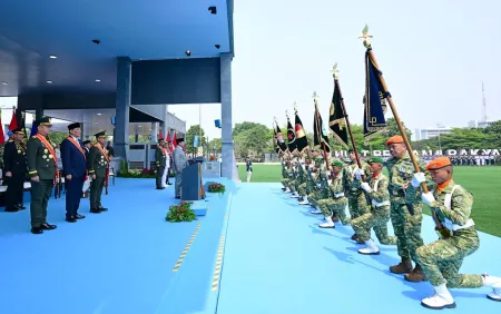 Prabowo Perkuat Pertahanan Negara dengan Resmikan 204 Satuan Baru TNI