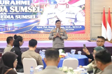 Sinergi Polri dan Pers, Kapolda Sumsel Ajak Jurnalis Jaga Kondusifitas Wilayah