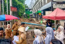 Pemkot Palembang Rencanakan Bangun Cross Drain di 7 Titik Rawan Banjir