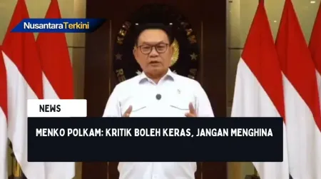 Menko Polkam: Kritik Boleh Keras, Jangan Menghina