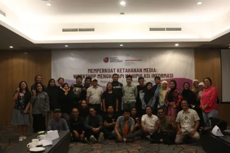 Jurnalis Sumatera Ikuti Workshop Ketahanan Menghadapi Manipulasi Informasi