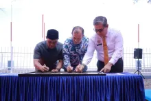 BMKG Resmikan HF Radar Array di Ujong Batee Aceh