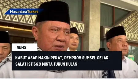 Kabut Asap Makin Pekat, Pemprov Sumsel Gelar Salat Istisqo Minta Turun Hujan