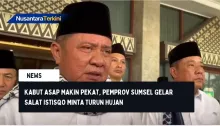 Kabut Asap Makin Pekat, Pemprov Sumsel Gelar Salat Istisqo Minta Turun Hujan