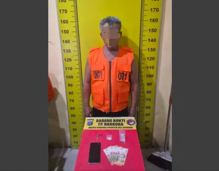 Kedapatan Simpan Sabu, Pria Paruh Baya di Lubuk Pakam Diciduk Polisi