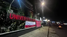 Tunggak PBB-P2 Rp2,33 Miliar, Sekolah & Kampus IGM Dipasangi Banner Peringatan