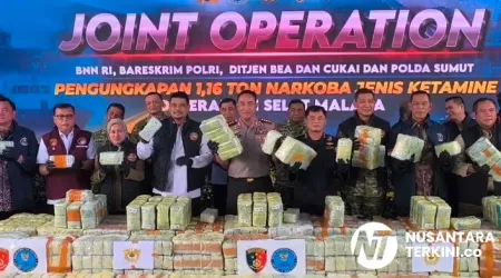 Gagalkan Penyelundupan 1,16 Ton Narkoba, Polri Klaim Selamatkan 5,8 Juta Jiwa