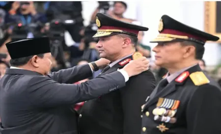 Presiden Prabowo Lantik Komjen Suyudi Ario Seto sebagai Kapolri dan Komjen Wahyu Hadiningrat sebagai Wakapolri