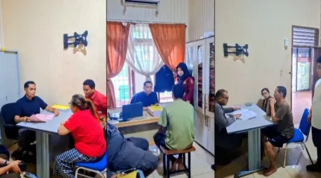 Satresnarkoba Polres Padangsidimpuan Serahkan Tiga Tersangka Narkotika ke Kejari