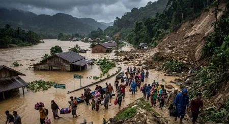 Banjir dan Longsor Terjang Sejumlah Wilayah Aceh, Puluhan Rumah Terendam dan Warga Mengungsi